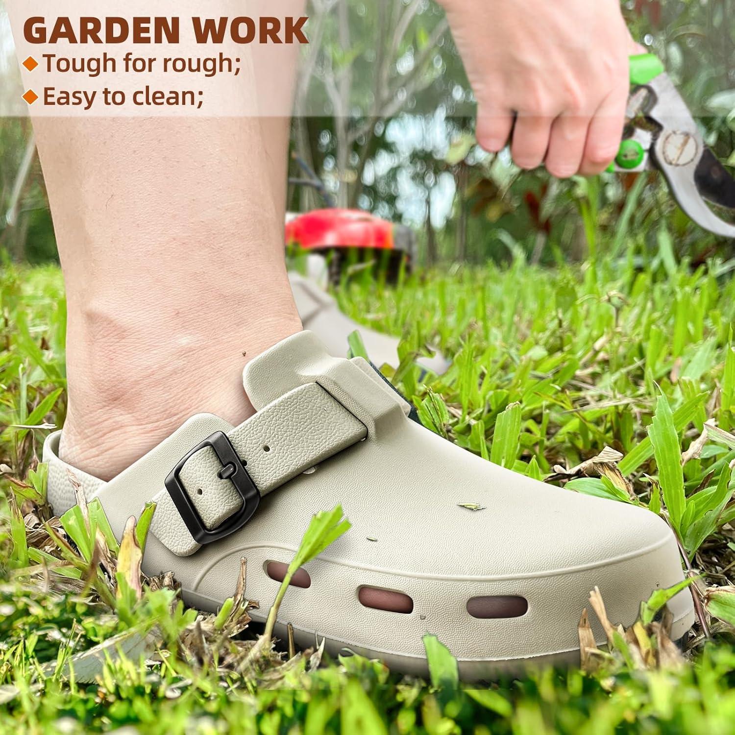 image:imageBULLIANT Women Clogs Adjustable Sandals Slipon Water Shoes Unisex with Cushioned FootbedComfortable LightweightBeige4586