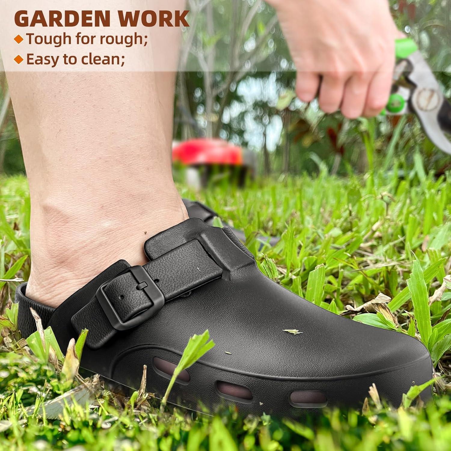 image:imageBULLIANT Women Clogs Adjustable Sandals Slipon Water Shoes Unisex with Cushioned FootbedComfortable LightweightBlack4585