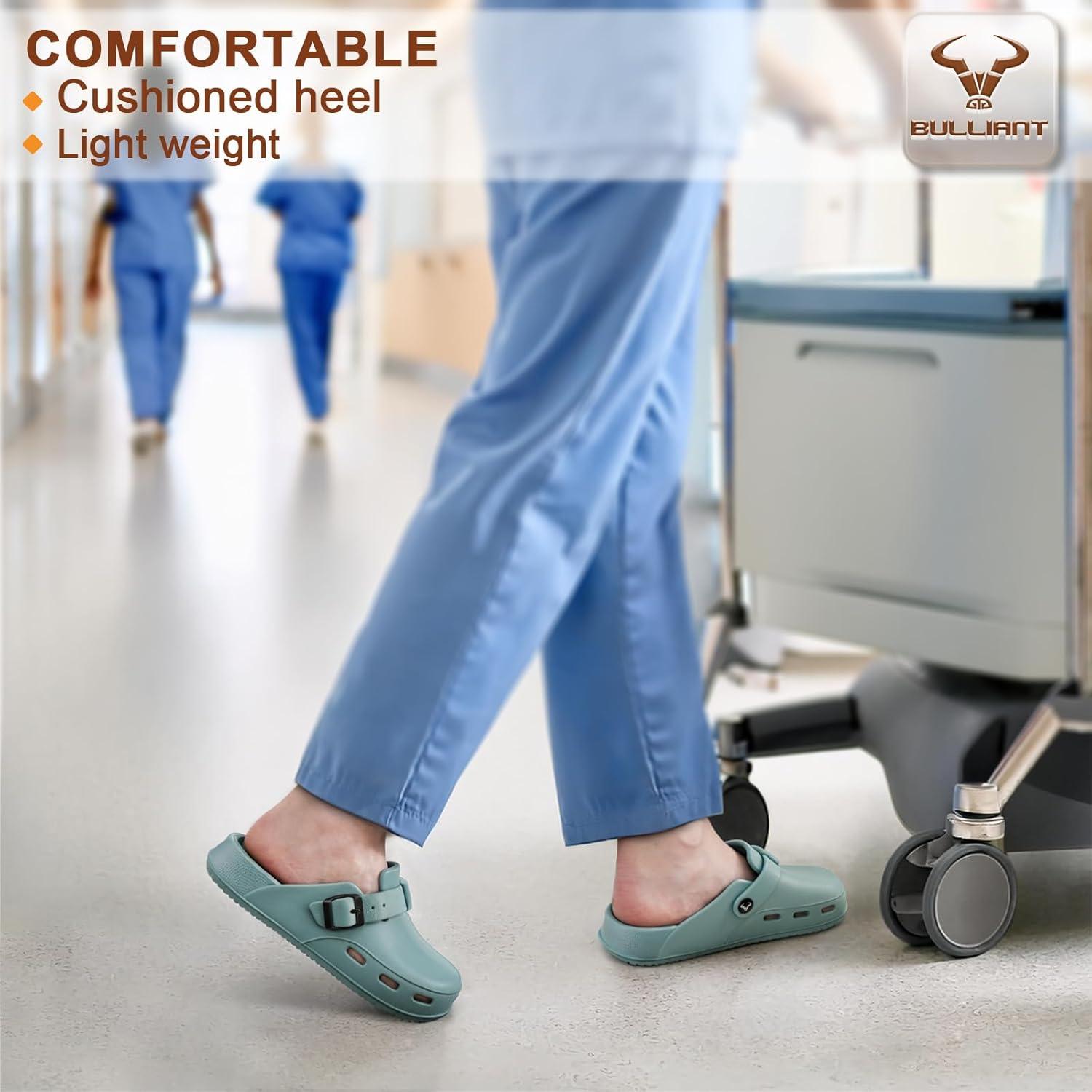 image:imageBULLIANT Women Clogs Adjustable Sandals Slipon Water Shoes Unisex with Cushioned FootbedComfortable LightweightPond8082