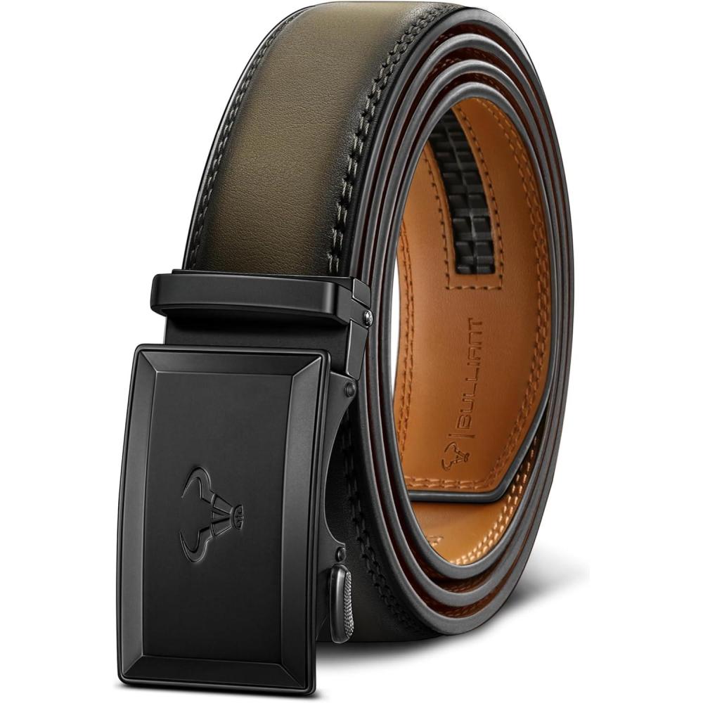 image:imageBULLIANT Men BeltRatchet Leather Belt Click Adjustable for Men Jeans Dress Casual 1 38Cut to FitElmwood8598