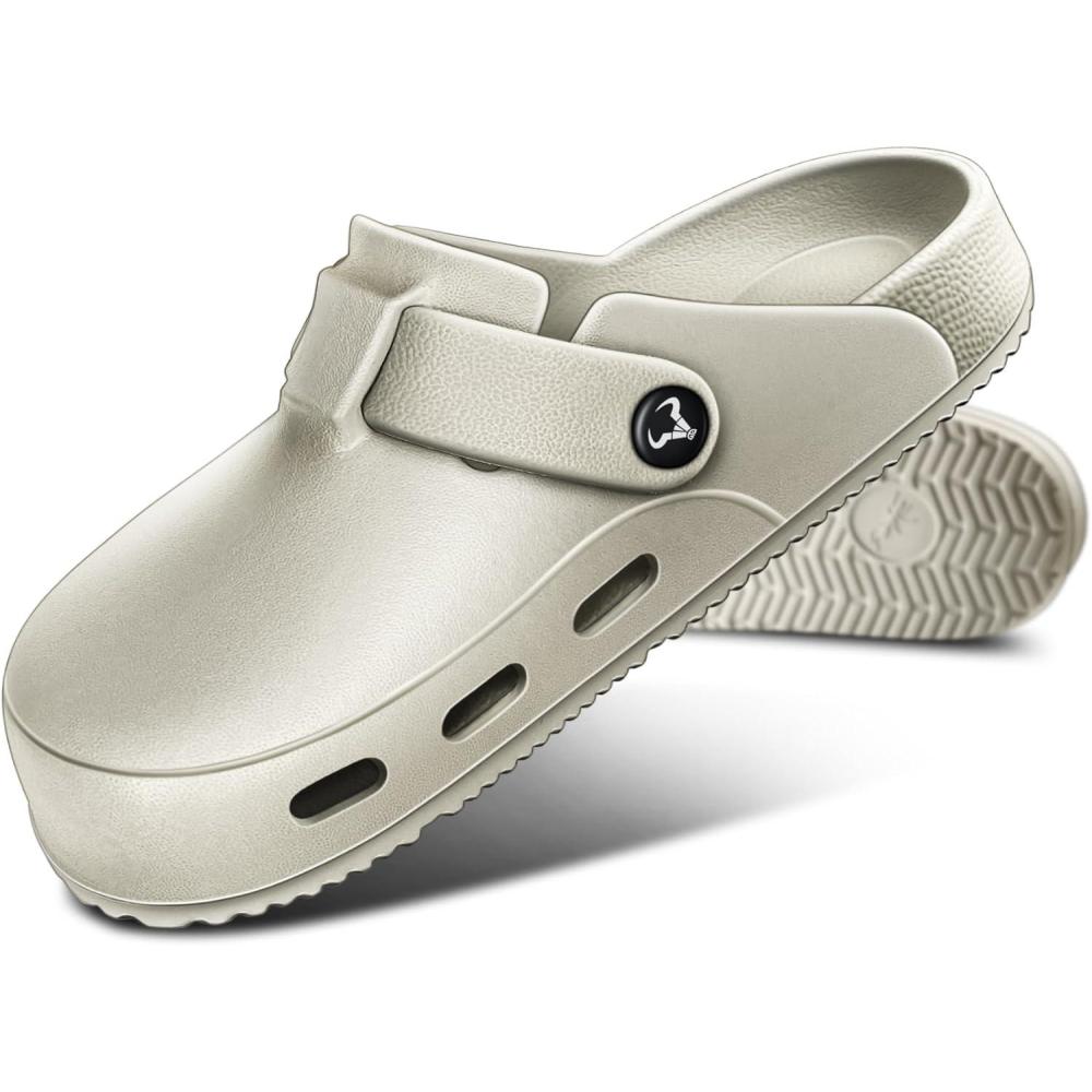 image:imageBULLIANT Women Clogs Adjustable Sandals Slipon Water Shoes Unisex with Cushioned FootbedComfortable LightweightBeige4586