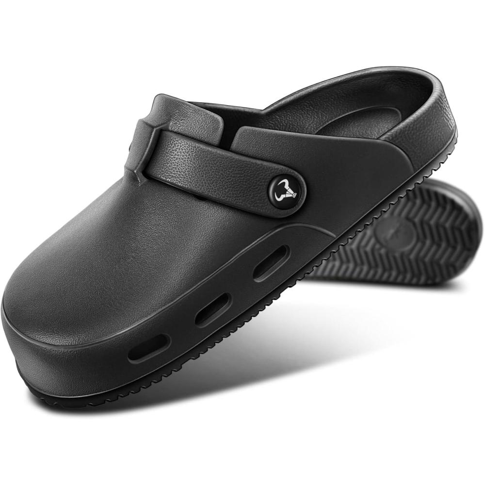 image:imageBULLIANT Women Clogs Adjustable Sandals Slipon Water Shoes Unisex with Cushioned FootbedComfortable LightweightBlack4585