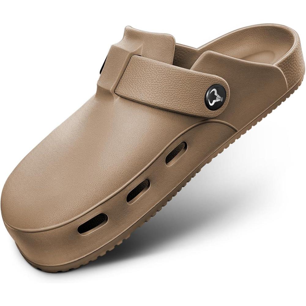 image:imageBULLIANT Women Clogs Adjustable Sandals Slipon Water Shoes Unisex with Cushioned FootbedComfortable LightweightTiger Eye8080
