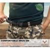 BULLIANT Tactical Belt for Men, Men Stretch Nylon Web Gift Belt 1.5″-Hiking Rigger Military Work-Quick Release(Black2543)