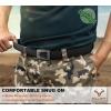 BULLIANT Tactical Belt for Men, Men Stretch Nylon Web Gift Belt 1.5″-Hiking Rigger Military Work-Quick Release(Black2972)