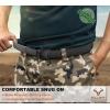 BULLIANT Tactical Belt for Men, Men Stretch Nylon Web Gift Belt 1.5″-Hiking Rigger Military Work-Quick Release(Dark Gray2754)
