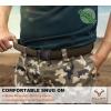 BULLIANT Tactical Belt for Men, Men Stretch Nylon Web Gift Belt 1.5″-Hiking Rigger Military Work-Quick Release(Light Brown2544)