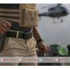BULLIANT Tactical Belt for Men, Men Stretch Nylon Web Gift Belt 1.5″-Hiking Rigger Military Work-Quick Release(Navy Green2755)
