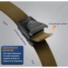 BULLIANT Tactical Belt for Men, Men Stretch Nylon Web Gift Belt 1.5″-Hiking Rigger Military Work-Quick Release(Wood Thrush6219)