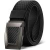 BULLIANT Tactical Belt for Men, Men Stretch Nylon Web Gift Belt 1.5″-Hiking Rigger Military Work-Quick Release(Black2972)