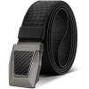 BULLIANT Tactical Belt for Men, Men Stretch Nylon Web Gift Belt 1.5″-Hiking Rigger Military Work-Quick Release(Black7816)