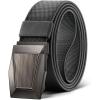 BULLIANT Tactical Belt for Men, Men Stretch Nylon Web Gift Belt 1.5″-Hiking Rigger Military Work-Quick Release(Dark Gray4666)