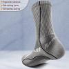 BULLIANT Compression Socks for Men 6Pairs, Athletic Crew Socks Cushioned For Men Sports Running-Arch Support(6pairs-gray Heather /Black Gray4478)