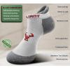 BULLIANT Mens Socks 6 Pairs-Athletic Ankle Socks Cushioned No Show For Men Running-Arch Compression Support(6pairs-6 Color Mixed8257)