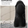 BULLIANT Mens Socks 6 Pairs-Athletic Ankle Socks Cushioned No Show For Men Running-Arch Compression Support(6pairs-black 6 Color Mixed3071)