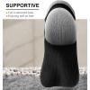 BULLIANT Mens Socks 6 Pairs-Athletic Ankle Socks Cushioned No Show For Men Running-Arch Compression Support(6pairs-black4211)