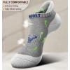 BULLIANT Mens Socks 6 Pairs-Athletic Ankle Socks Cushioned No Show For Men Running-Arch Compression Support(6pairs-gray Heather 4430)