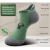 BULLIANT Mens Socks 6 Pairs-Athletic Ankle Socks Cushioned No Show For Men Running-Arch Compression Support(6pairs-shale Green8253)