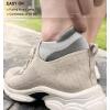BULLIANT Mens Socks 6 Pairs-Athletic Ankle Socks Cushioned No Show For Men Running-Arch Compression Support(6pairs-white3666)
