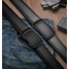 BULLIANT Men Belts 2 Pack,Ratchet Sliding Belt Adjustable For Gift Mens Dress Casual 1 3/8″,Cut for Fit(2pack-black/Dark Gray8218)
