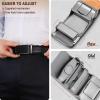BULLIANT Men Belts 2 Pack,Ratchet Sliding Belt Adjustable For Gift Mens Dress Casual 1 3/8″,Cut for Fit(2pack-black/Deep Brown4601)