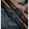 BULLIANT Men Belts 2 Pack,Ratchet Sliding Belt Adjustable For Gift Mens Dress Casual 1 3/8″,Cut for Fit(2pack-black/Deep Brown8001)