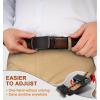BULLIANT Men Belts 2 Pack,Ratchet Sliding Belt Adjustable For Gift Mens Dress Casual 1 3/8″,Cut for Fit(2pack-black/Deep Brown8221)