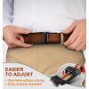 BULLIANT Men Belts 2 Pack,Ratchet Sliding Belt Adjustable For Gift Mens Dress Casual 1 3/8″,Cut for Fit(2pack-black/Light Brown7998)