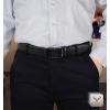 BULLIANT Men Belts 2 Pack,Ratchet Sliding Belt Adjustable For Gift Mens Dress Casual 1 3/8″,Cut for Fit(2pack-black/Light Brown7998)