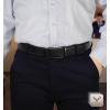 BULLIANT Men Belts 2 Pack,Ratchet Sliding Belt Adjustable For Gift Mens Dress Casual 1 3/8″,Cut for Fit(2pack-black/Sacred Grey8000)