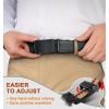 BULLIANT Men Belts 2 Pack,Ratchet Sliding Belt Adjustable For Gift Mens Dress Casual 1 3/8″,Cut for Fit(2pack-black/Sacred Grey8225)