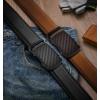 BULLIANT Men Belts 2 Pack,Ratchet Sliding Belt Adjustable For Gift Mens Dress Casual 1 3/8″,Cut for Fit(2pack-black/Tawny8219)