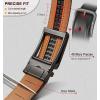BULLIANT Men’s Belt – Ratchet Leather Belt for Men Dress and Casual Pants Jeans 1 3/8″(Sacred Grey2901)