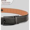BULLIANT Men’s Belt – Ratchet Leather Belt for Men Dress and Casual Pants Jeans 1 3/8″(Sacred Grey2901)