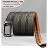 BULLIANT Men’s Belt – Ratchet Leather Belt for Men Dress and Casual Pants Jeans 1 3/8″(Sacred Grey2901)