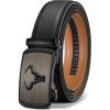 BULLIANT Men’s Belt – Ratchet Leather Belt for Men Dress and Casual Pants Jeans 1 3/8″(Black4177)