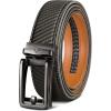BULLIANT Men’s Belt – Ratchet Leather Belt for Men Dress and Casual Pants Jeans 1 3/8″(Sacred Grey2901)