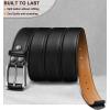 BULLIANT Men Belt Multi Pack,Leather Belt For Gift Men Golf Dress Casual Jean 7Holes 1 3/8″(Black4151)