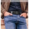 BULLIANT Men Belt Multi Pack,Leather Belt For Gift Men Golf Dress Casual Jean 7Holes 1 3/8″(Black4675)