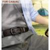 BULLIANT Men Belt Multi Pack,Leather Belt For Gift Men Golf Dress Casual Jean 7Holes 1 3/8″(Deep Brown4676)