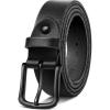 BULLIANT Men Belt Multi Pack,Leather Belt For Gift Men Golf Dress Casual Jean 7Holes 1 3/8″(Black4675)