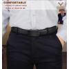 BULLIANT Men Belt-Ratchet Leather Adjustable Belt tailless For Gift Men Dress Casual Jeans 1 3/8″ Hiding Tail-Cut For Fit(Black6454)