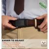 BULLIANT Men Belt-Ratchet Leather Belt Adjsutable For Jeans Dress Casual Pant 1 3/8″- Cut For Fit(2pack-black/Deep Brown8605)