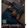 BULLIANT Men Belt,Ratchet Leather Belt Click Adjustable for Men Jeans Dress Casual 1 3/8-Cut to Fit(Black8596)