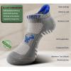 BULLIANT Men Running Socks,Active Ankle Socks No Show For Men With Cushioned Footbed Arch Support Breathable Wicking(6pairs-2 Color Mixed8645)