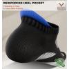 BULLIANT Men Running Socks,Active Ankle Socks No Show For Men With Cushioned Footbed Arch Support Breathable Wicking(6pairs-2 Color Mixed8645)