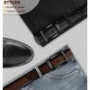 BULLIANT Men’s Belt,Reversible Belt Adjustable For Gift Men 1.25”-Cut For Fit-2 Sides in 1 Belt(Not 2)(Black/Deep Brown8298)
