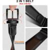 BULLIANT Men’s Belt,Reversible Belt Adjustable For Gift Men 1.25”-Cut For Fit-2 Sides in 1 Belt(Not 2)(Black/Deep Brown8298)