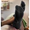 BULLIANT Men Running Socks,Active Ankle Socks No Show For Men With Cushioned Footbed Arch Support Breathable Wicking(6pairs-black 6 Color Mixed3071)