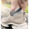 BULLIANT Men Running Socks,Active Ankle Socks No Show For Men With Cushioned Footbed Arch Support Breathable Wicking(6pairs-gray Heather /Rose Red3788)
